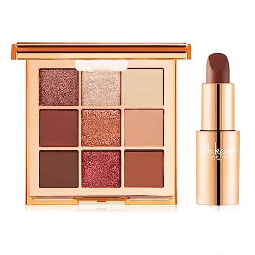 Zestaw Spicy Look - Eye Feel Good 9 odcieni + Everyday Hero kremowa szminka