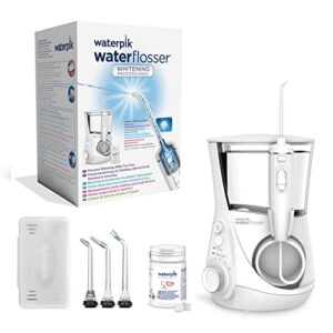 Waterpik Irygator Wybielający Professional Tabletki Wybielające o Smaku Miętowym Usuwanie Płytki Nazębnej Przywraca Naturalną Biel w 4 Tygodnie Kolor Biały (WF-05EU)