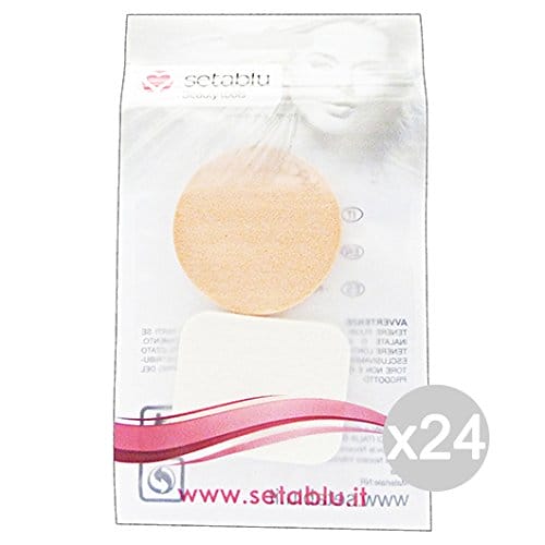 Zestaw 24 Gąbki Makijaż Fundacja 2 Sztuk - Narzędzia i akcesoria do makijażu, główny materiał: gąbka, wymiary: 10x15x30 cm