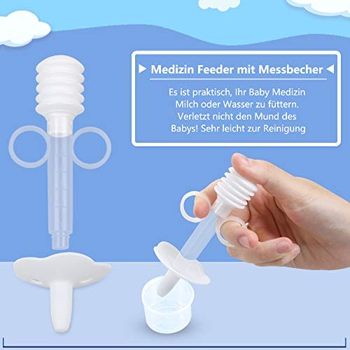 Lictin Zestaw do pielęgnacji niemowląt 15-częściowy do pielęgnacji noworodków z podstawowym wyposażeniem dla noworodków i małych dzieci niebieski - obrazek 4