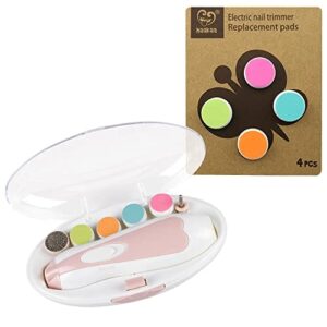 haakaa Elektryczna obcinarka do paznokci dla niemowląt, zestaw do piln