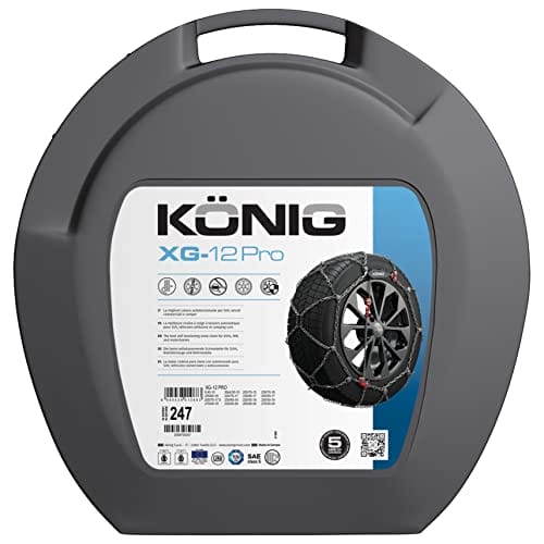 Thule Xg-12 Pro 240 - łańcuchy śniegowe 2 sztuki, 12 mm ogniwo, samozacisk, konstrukcja krzyżakowa - obrazek 6