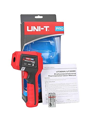 Cyfrowy termometr na podczerwień UNI-T UT309A/MIE0303 35°C ~ 450°C - Duży wyświetlacz LCD, alarm temperatury, jednostki °C/°F - obrazek 2