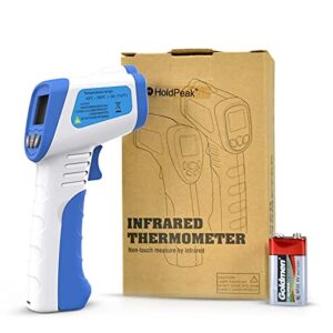 Bezdotykowy termometr na podczerwień 32 ℃ ~ 43 ℃ (89 do 109 ℉) - szybkie odczytywanie temperatury, alarm, pamięć 32 pozycje