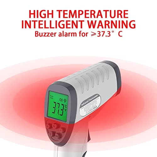 SULYPO KKmier - Bezstykowy termometr na podczerwień do pomiaru temperatury czołowej - Dla dzieci i dorosłych (różowy) - obrazek 2