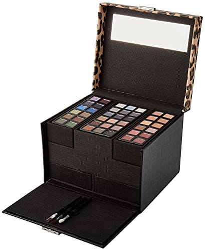 Ekskluzywny Zestaw do Makijażu - 87 elementów - Prezent na Boże Narodzenie dla kobiet - Pudełko z kosmetykami, wyróżniające się głównymi cechami: Połysk! Makijaż i akcesoria - obrazek 5