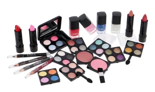 Zestaw do makijażu ZMILE Cosmetics - Kosmetyki Wegańskie, 51 sztuk w aluminiowej walizce - obrazek 5