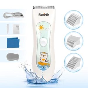 Redify Baby Hair Clippers Waterproof Rechargeable Quiet Electric Hair Trimmer with Guide Combs Cordless Haircut Kit for Kids Infants Toddler Men and Women
