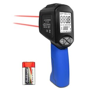 Termometr na podczerwień GR-1580 - Bezdotykowy pirometr wysokotemperaturowy z szerokim zakresem temperatur