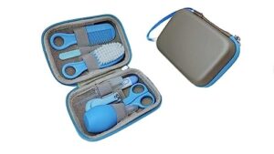 Kompletny niebieski zestaw do pielęgnacji niemowląt 8 akcesoriów