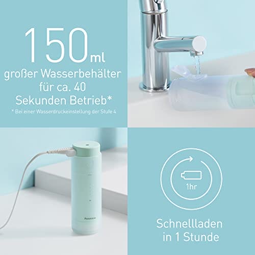 Panasonic EW-DJ4B-G podróżny prysznic do ust, z technologią ultradźwię - obrazek 5