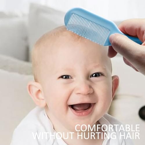 Zestaw 4 szczoteczek do włosów dla niemowląt szczoteczek do masażu zestaw grzebieni silikonowej szczoteczki do pielęgnacji grzebień dla niemowląt miękka szczotka do włosów dla dzieci i noworodków - obrazek 2