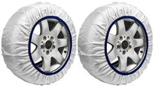 2 Sztuk Skarpetki Śniegu Zatwierdzone EN 16662-1 Łańcuchy Śnieg Tkaniny (S) - CARALL