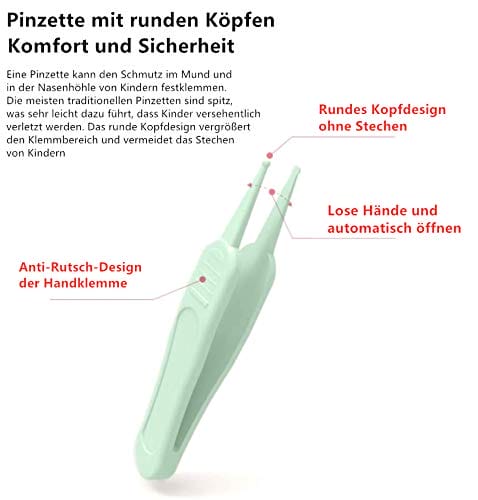 VOARGE Zestaw do pielęgnacji paznokci dla noworodków zestaw do pielęgnacji niemowląt z bezpiecznym obcinaczem do paznokci nożyczkami pęsetą i pilnikiem do paznokci słodka sowa opakowanie - obrazek 8