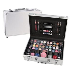 Zestaw do makijażu ZMILE Cosmetics - Kosmetyki Wegańskie, 51 sztuk w aluminiowej walizce