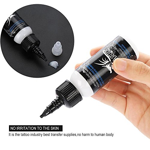 Stencil Stuff,Tattoo Transfer Creme, 30ml Professionelle Tattoo Transfer Gel Schablone Primer Stuff Creme Tattoo Zubehör (30ml) - obrazek 9