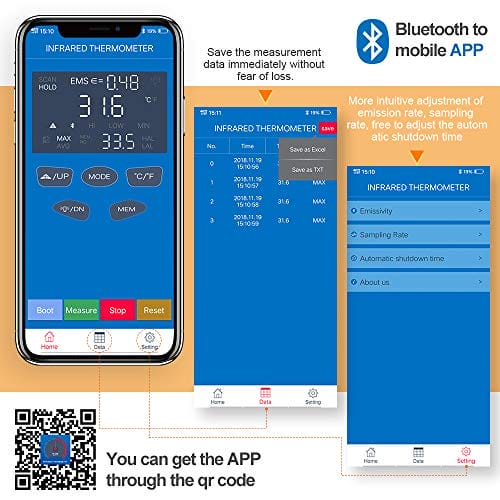 YF-985CAPP bezdotykowy cyfrowy termometr na podczerwień - obrazek 13