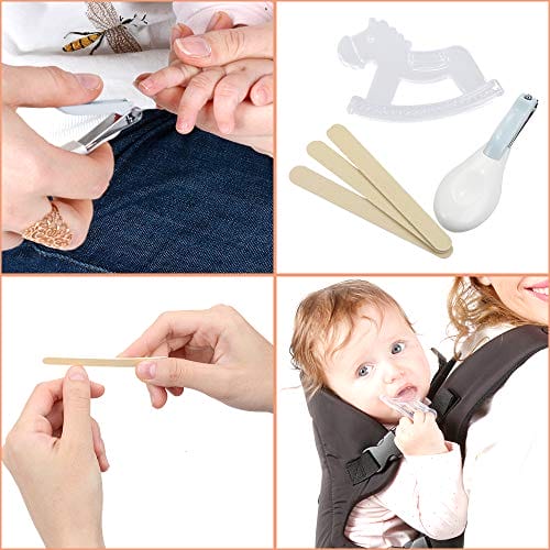 Lictin Zestaw do pielęgnacji niemowląt 15-częściowy do pielęgnacji noworodków z podstawowym wyposażeniem dla noworodków i małych dzieci niebieski - obrazek 6