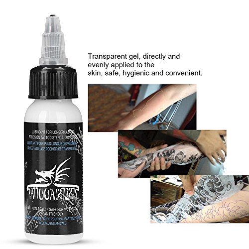 Stencil Stuff,Tattoo Transfer Creme, 30ml Professionelle Tattoo Transfer Gel Schablone Primer Stuff Creme Tattoo Zubehör (30ml) - obrazek 8