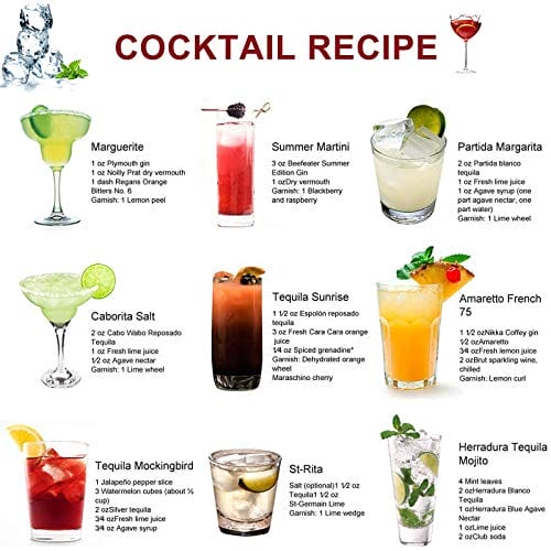 AYAOQIANG Zestaw barmański COOLGUY z podstawką – DE-001, 12 elementów, stal nierdzewna, idealny prezent - obrazek 8