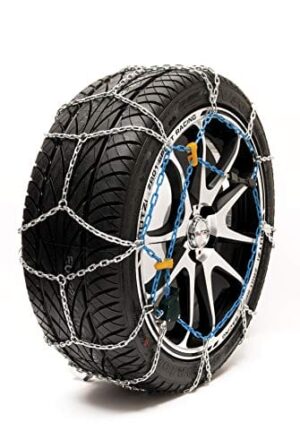 Sumex Łańcuchy Śniegowe 225/60 R17, Automatyczne Blokowanie, Zalecane do ABS, Kwadratowe Ogniwa 9 mm