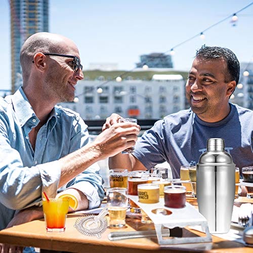 AYAOQIANG Zestaw barmański COOLGUY z podstawką – DE-001, 12 elementów, stal nierdzewna, idealny prezent - obrazek 11