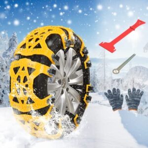 Łańcuchy śniegowe do opon samochodowych 6 sztuk antypoślizgowe łańcuchy do samochodów osobowych SUVów ciężarówek vanów uniwersalne regulowane awaryjne łańcuchy śniegowe do opon o