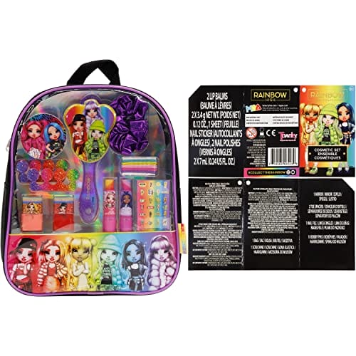 Zestaw kosmetyczny Rainbow High – Townley Girl Backpack dla dziewczynek Age6 Makeovers - obrazek 2
