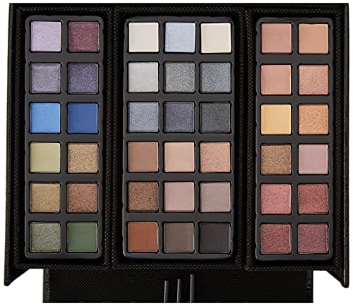 Ekskluzywny Zestaw do Makijażu - 87 elementów - Prezent na Boże Narodzenie dla kobiet - Pudełko z kosmetykami, wyróżniające się głównymi cechami: Połysk! Makijaż i akcesoria - obrazek 4