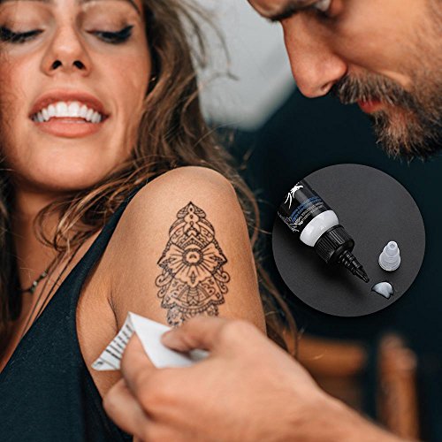 Stencil Stuff,Tattoo Transfer Creme, 30ml Professionelle Tattoo Transfer Gel Schablone Primer Stuff Creme Tattoo Zubehör (30ml) - obrazek 5