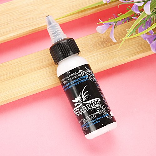 Stencil Stuff,Tattoo Transfer Creme, 30ml Professionelle Tattoo Transfer Gel Schablone Primer Stuff Creme Tattoo Zubehör (30ml) - obrazek 2