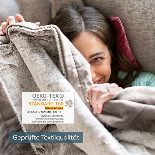 Beurer HD 150 XXL Nordic koc grzewczy, elektryczny koc grzewczy z auto - obrazek 4