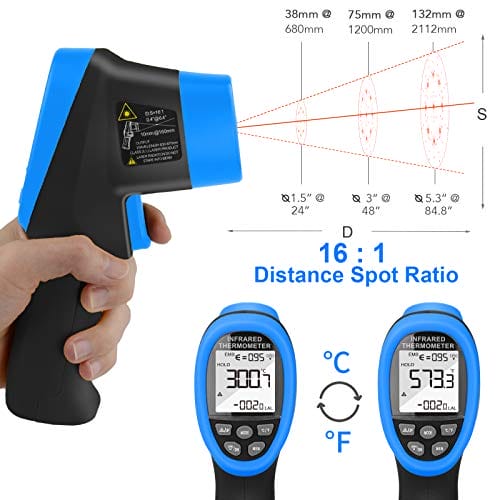 YF-985CAPP bezdotykowy cyfrowy termometr na podczerwień - obrazek 10
