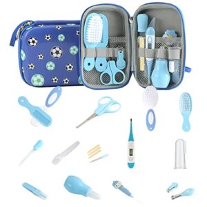 12-częściowy zestaw do pielęgnacji niemowląt akcesoria do pielęgnacji niemowląt dla noworodków zestaw do pielęgnacji paznokci obcinacz do nosa grzebień do aspiratora zestaw do pielęgnacji niemowląt prezent dla noworodków zestaw do kąpieli dla noworodków