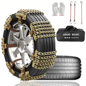 TOFFCAEA łańcuchy śniegowe antypoślizgowe SUV ciężarówki – 185 195 205 215 225 235 245 25 255 265