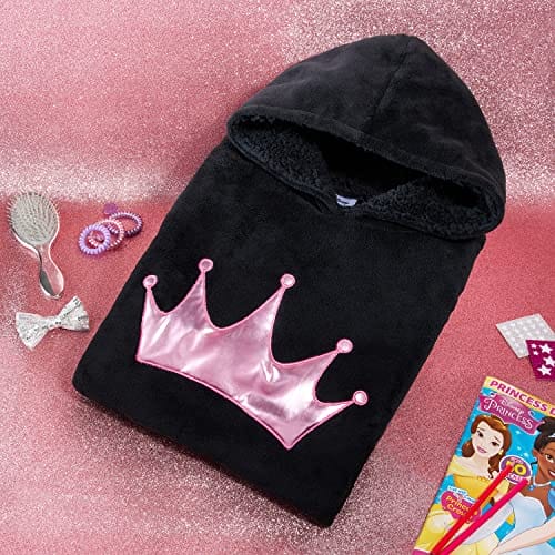 Disney Bluzy dla dziewczynek, dziecięca bluza z kapturem oversize, Sti - obrazek 5