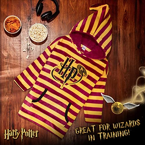 Harry Potter Bluza z kapturem dla dziewcząt - Oversizowa bluza z kapturem Koc Harry Potter Prezenty (czerwony) - obrazek 7