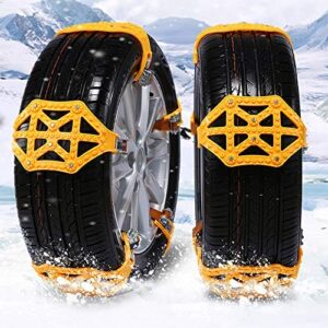 XJ 8 sztuk uniwersalnych łańcuchów przeciwśniegowych antypoślizgowych i regulowanych do samochodów osobowych z TUV/GS/ONORM V 5117 SUV/ciężarówek łańcuchy śniegowe do samochodów ciężarowych SUV-ów podczas jazdy zimą