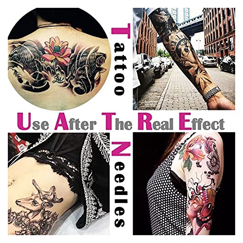 50 Stück 5 Typ Steriler Tätowierungsnadeln für Liner und Shader Tattoo Zubehör,Tattoonadeln Zubehör Set,Tattoo Nadel(1RL 3RL 5RL 7RL 9RL) - obrazek 4