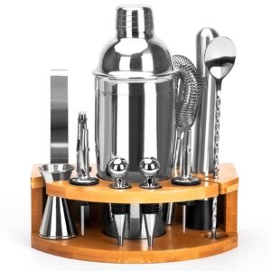 Zestaw Shaker do Koktajli 12 Elementów ze Stali Nierdzewnej - AOKITO
