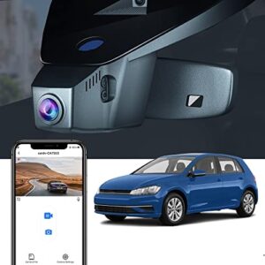 Fitcamx Dashcam Kompatibel mit Cupra Formentor 2021-2024, Autokamera Kompatibel mit Volkswagen Golf Mk8 GTE GTD GTI R, OEM 4K 2160P WiFi UHD Video, Parkmodus, G Sensor, Loop-Aufnahm, WDR, 64-GB-Karte