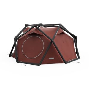 HEIMPLANET Original | The CAVE XL V2, 3 Personen Kuppelzelt | Aufblasbares Camping Zelt | Außenzelt und Zeltboden - 5000mm Wassersäule | Ohne Zeltstangen | Unterstützt 1% for The Planet (4-Season)